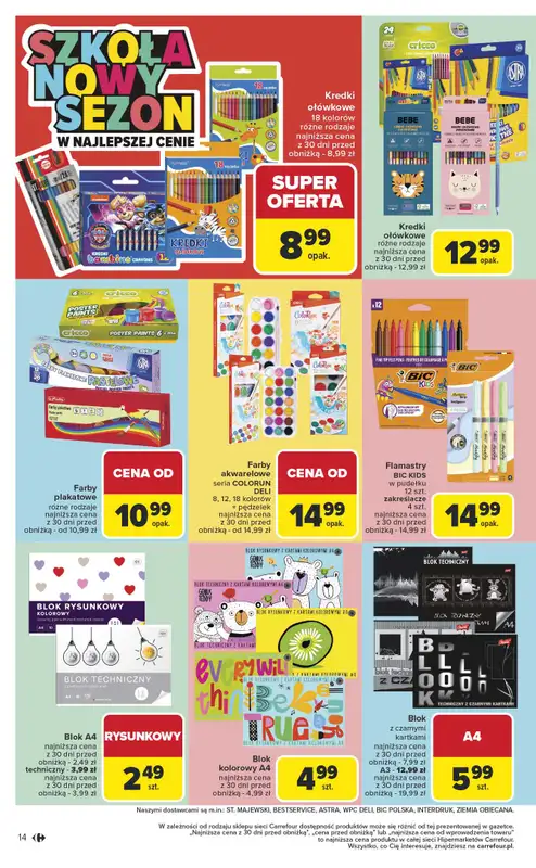 Carrefour - gazetka promocyjna Gazetka Łap super okazje od czwartku od czwartku 28.08 do środy 10.09 - strona 14