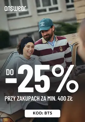 Answear - gazetka promocyjna Do -25% back to school od czwartku 28.08 do poniedziałku 08.09