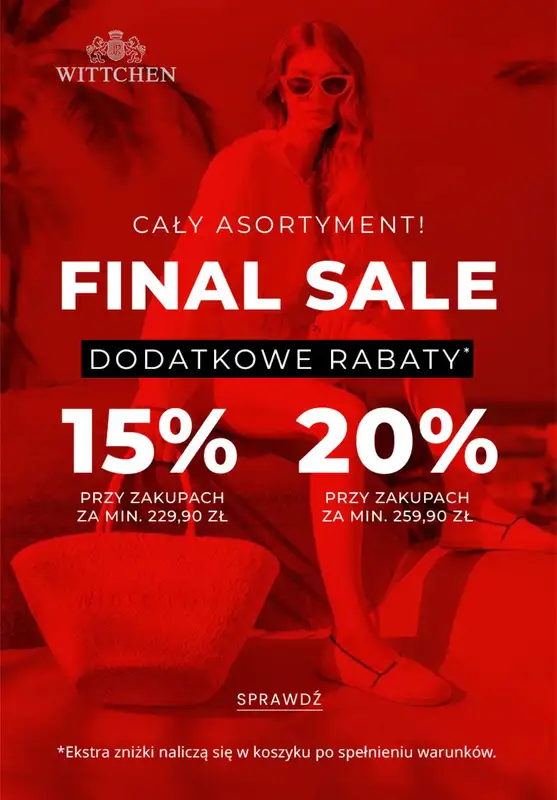 Wittchen - gazetka promocyjna Dodatkowe rabaty do 20% od czwartku 28.08 