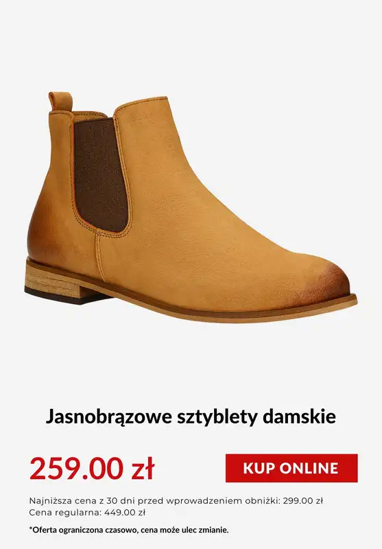 Wojas - gazetka promocyjna -30% na wyprzedaż od czwartku 28.08 do wtorku 02.09 - strona 4