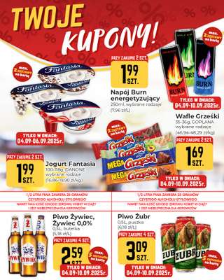 Społem Częstochowa - gazetka promocyjna Plakaty promocyjne od czwartku 04.09 do piątku 10.10