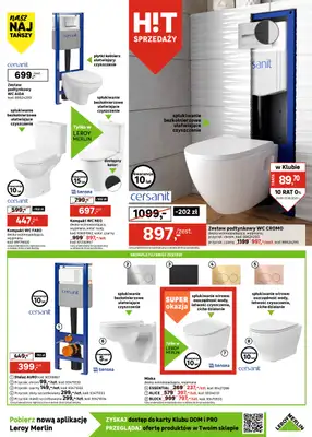 Leroy Merlin - gazetka promocyjna Gazetka od piątku 29.08 do wtorku 23.09 - strona 9 Leroy Merlin - gazetka promocyjna Gazetka od piątku 29.08 do wtorku 23.09 - strona 9