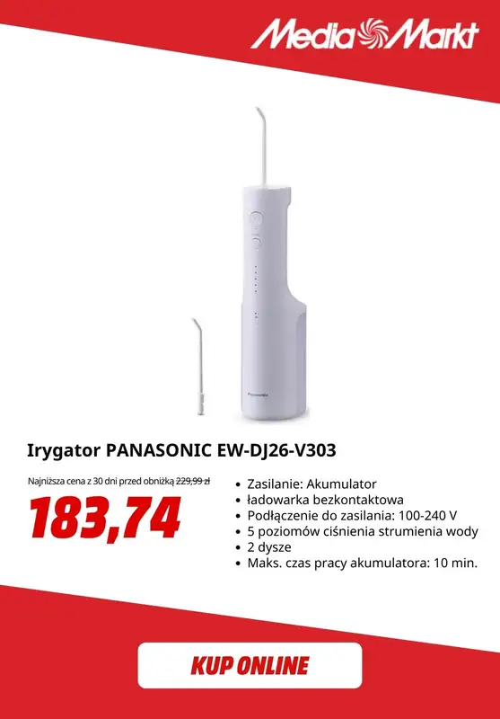Media Markt - gazetka promocyjna -20% na pielęgnację z Panasonic od piątku 29.08 do czwartku 04.09 - strona 4