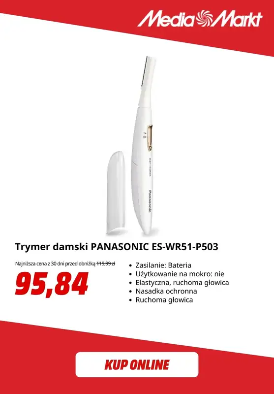 Media Markt - gazetka promocyjna -20% na pielęgnację z Panasonic od piątku 29.08 do czwartku 04.09 - strona 6