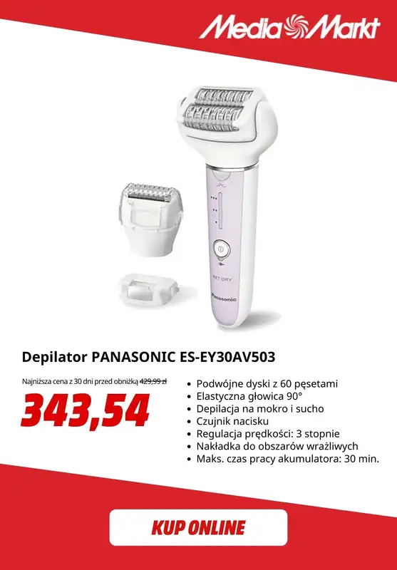 Media Markt - gazetka promocyjna -20% na pielęgnację z Panasonic od piątku 29.08 do czwartku 04.09 - strona 5