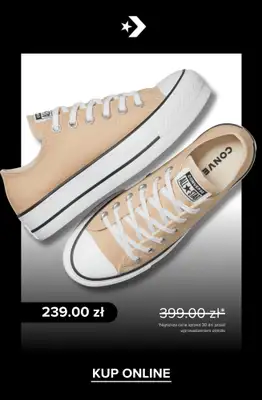 Converse - gazetka promocyjna Wyprzedaż: buty dziecięce od piątku 29.08  - strona 10