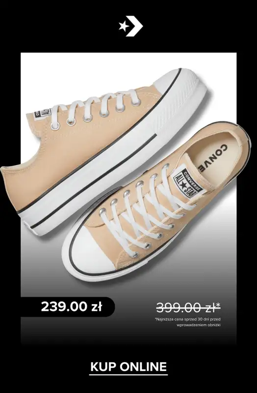 Converse - gazetka promocyjna Wyprzedaż: buty dziecięce od piątku 29.08  - strona 10