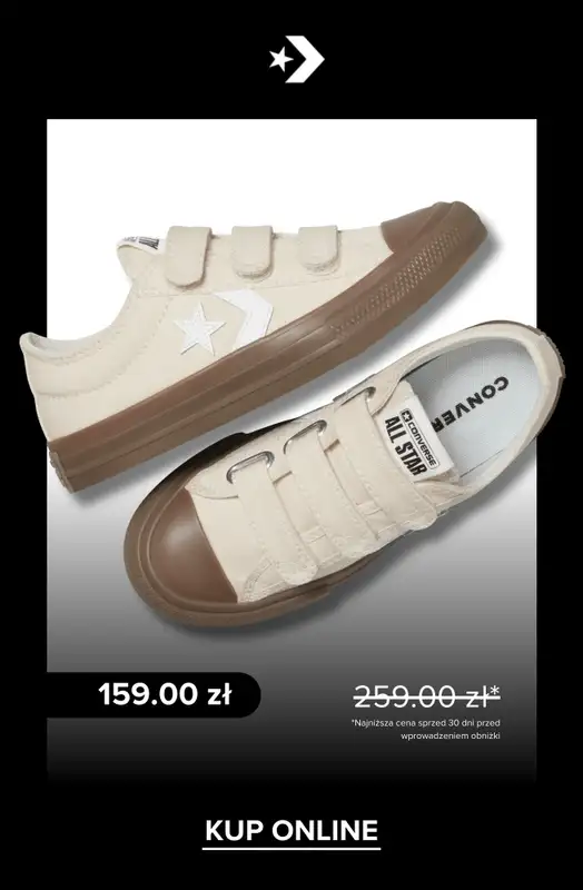 Converse - gazetka promocyjna Wyprzedaż: buty dziecięce od piątku 29.08  - strona 4