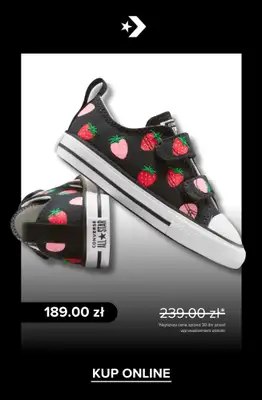 Converse - gazetka promocyjna Wyprzedaż: buty dziecięce od piątku 29.08  - strona 9