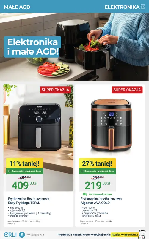 Erli - gazetka promocyjna Meble i AGD w supercenach! od poniedziałku 01.09 do niedzieli 14.09 - strona 11