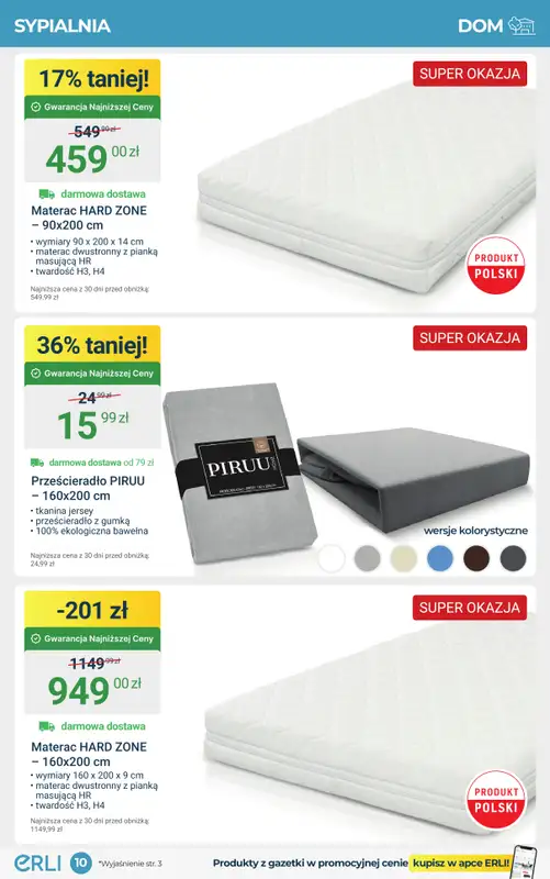 Erli - gazetka promocyjna Meble i AGD w supercenach! od poniedziałku 01.09 do niedzieli 14.09 - strona 10