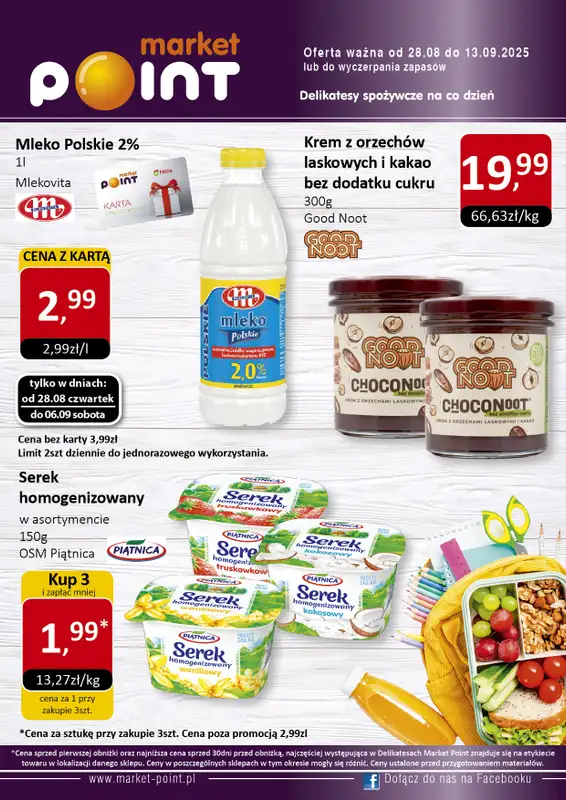 Market Point - gazetka promocyjna Gazetka od soboty 30.08 do soboty 13.09
