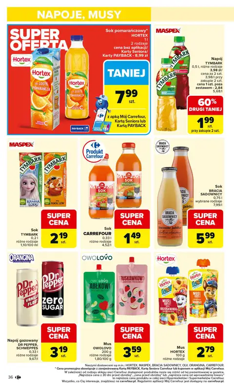 Carrefour - gazetka promocyjna Gazetka Carrefour od poniedziałku od poniedziałku 01.09 do soboty 06.09 - strona 38