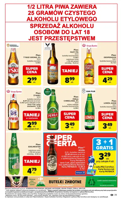 Carrefour - gazetka promocyjna Gazetka Carrefour od poniedziałku od poniedziałku 01.09 do soboty 06.09 - strona 41