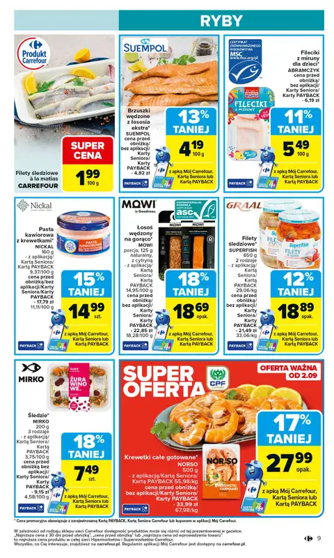 Carrefour - gazetka promocyjna Gazetka Carrefour od poniedziałku od poniedziałku 01.09 do soboty 06.09 - strona 11