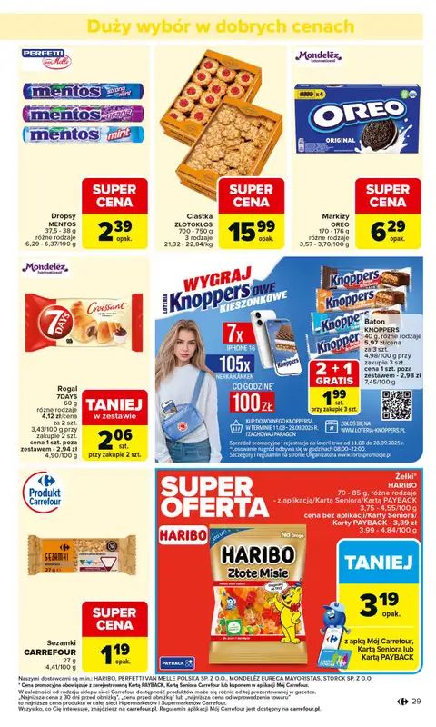 Carrefour - gazetka promocyjna Gazetka Carrefour od poniedziałku od poniedziałku 01.09 do soboty 06.09 - strona 31