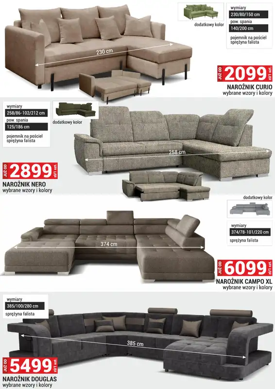 Merkury Market - gazetka promocyjna Gazetka Meble, wypoczynki, materace od poniedziałku 01.09 do wtorku 30.09 - strona 47