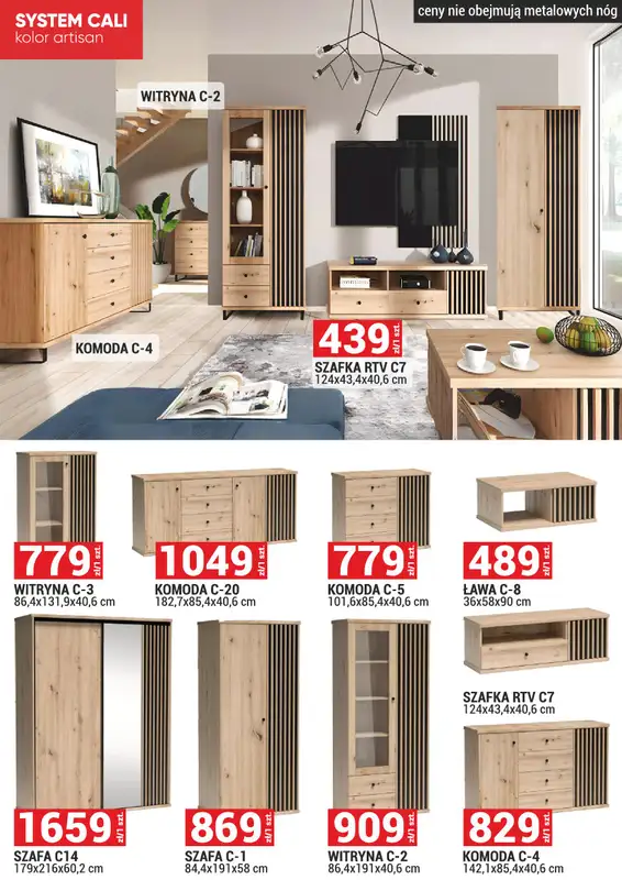 Merkury Market - gazetka promocyjna Gazetka Meble, wypoczynki, materace od poniedziałku 01.09 do wtorku 30.09 - strona 46