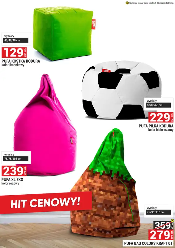 Merkury Market - gazetka promocyjna Gazetka Meble, wypoczynki, materace od poniedziałku 01.09 do wtorku 30.09 - strona 9