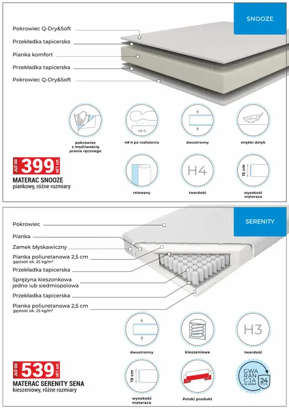 Merkury Market - gazetka promocyjna Gazetka Meble, wypoczynki, materace od poniedziałku 01.09 do wtorku 30.09 - strona 25