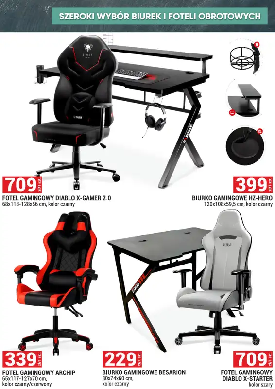 Merkury Market - gazetka promocyjna Gazetka Meble, wypoczynki, materace od poniedziałku 01.09 do wtorku 30.09 - strona 7