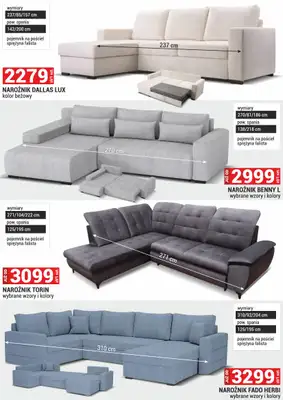 Merkury Market - gazetka promocyjna Gazetka Meble, wypoczynki, materace od poniedziałku 01.09 do wtorku 30.09 - strona 43