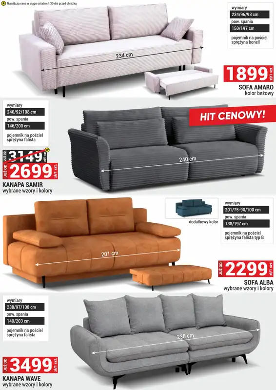 Merkury Market - gazetka promocyjna Gazetka Meble, wypoczynki, materace od poniedziałku 01.09 do wtorku 30.09 - strona 13