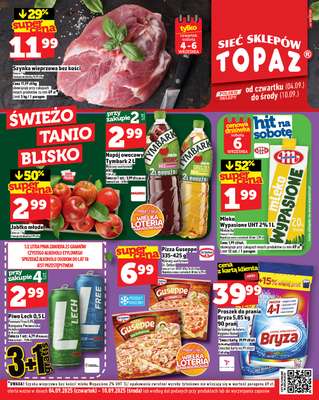 TOPAZ - gazetka promocyjna Gazetka od czwartku 04.09 do środy 10.09