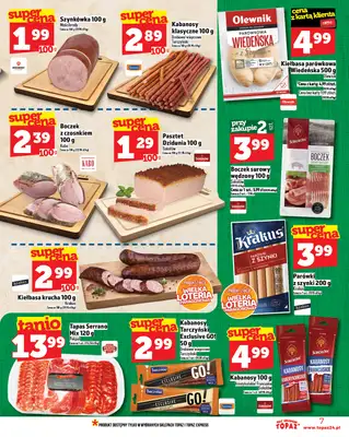 TOPAZ - gazetka promocyjna Gazetka od czwartku 04.09 do środy 10.09 - strona 7 TOPAZ - gazetka promocyjna Gazetka od czwartku 04.09 do środy 10.09 - strona 7