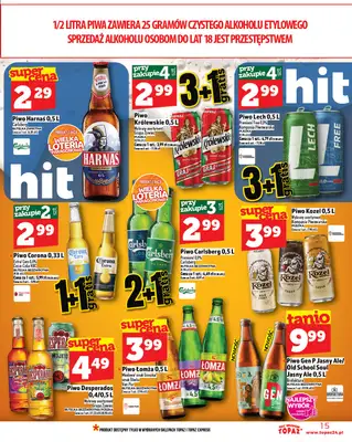 TOPAZ - gazetka promocyjna Gazetka od czwartku 04.09 do środy 10.09 - strona 15 TOPAZ - gazetka promocyjna Gazetka od czwartku 04.09 do środy 10.09 - strona 15