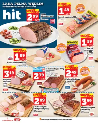 TOPAZ - gazetka promocyjna Gazetka od czwartku 04.09 do środy 10.09 - strona 6 TOPAZ - gazetka promocyjna Gazetka od czwartku 04.09 do środy 10.09 - strona 6