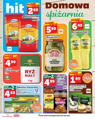 TOPAZ - gazetka promocyjna Gazetka od czwartku 04.09 do środy 10.09 - strona 12 TOPAZ - gazetka promocyjna Gazetka od czwartku 04.09 do środy 10.09 - strona 12