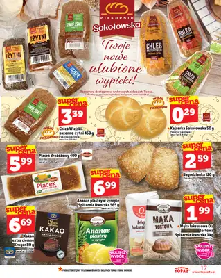 TOPAZ - gazetka promocyjna Gazetka od czwartku 04.09 do środy 10.09 - strona 17 TOPAZ - gazetka promocyjna Gazetka od czwartku 04.09 do środy 10.09 - strona 17