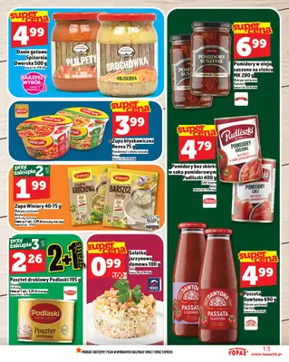 TOPAZ - gazetka promocyjna Gazetka od czwartku 04.09 do środy 10.09 - strona 13 TOPAZ - gazetka promocyjna Gazetka od czwartku 04.09 do środy 10.09 - strona 13