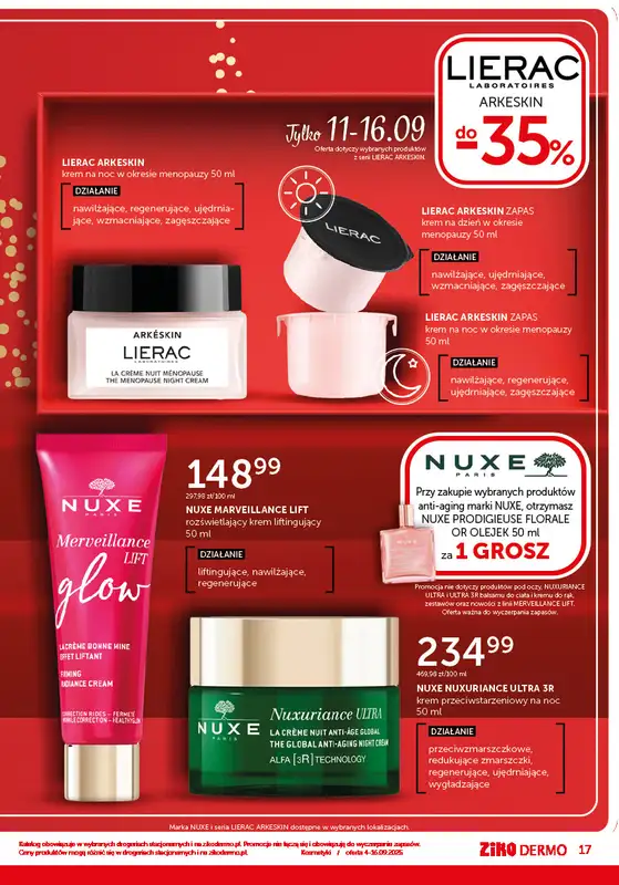Ziko Dermo - gazetka promocyjna Jakość stworzona dla Ciebie od czwartku 04.09 do wtorku 16.09 - strona 17