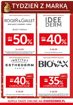 Ziko Dermo - gazetka promocyjna Jakość stworzona dla Ciebie od czwartku 04.09 do wtorku 16.09 - strona 24