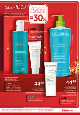 Ziko Dermo - gazetka promocyjna Jakość stworzona dla Ciebie od czwartku 04.09 do wtorku 16.09 - strona 3