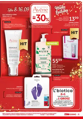 Ziko Dermo - gazetka promocyjna Jakość stworzona dla Ciebie od czwartku 04.09 do wtorku 16.09 - strona 21