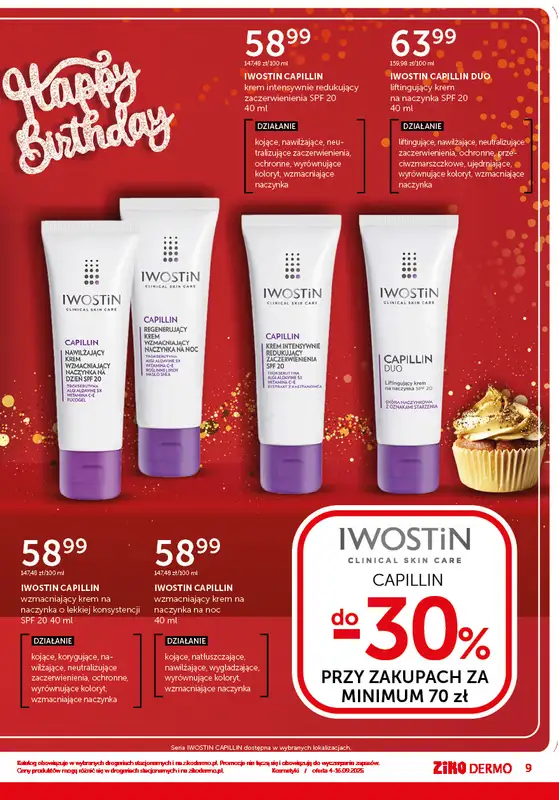 Ziko Dermo - gazetka promocyjna Jakość stworzona dla Ciebie od czwartku 04.09 do wtorku 16.09 - strona 9