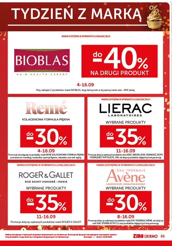 Ziko Dermo - gazetka promocyjna Jakość stworzona dla Ciebie od czwartku 04.09 do wtorku 16.09 - strona 25