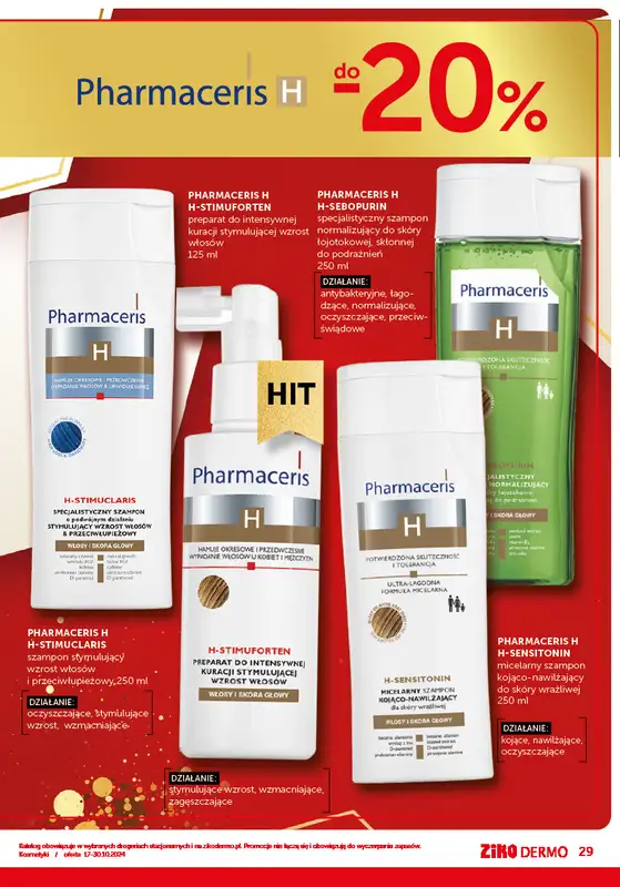 Ziko Dermo - gazetka promocyjna Jakość stworzona dla Ciebie od czwartku 04.09 do wtorku 16.09 - strona 29