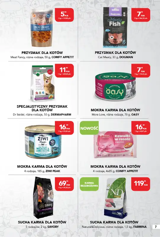 Aquael zoo - gazetka promocyjna Gazetka od poniedziałku 01.09 do wtorku 30.09 - strona 7