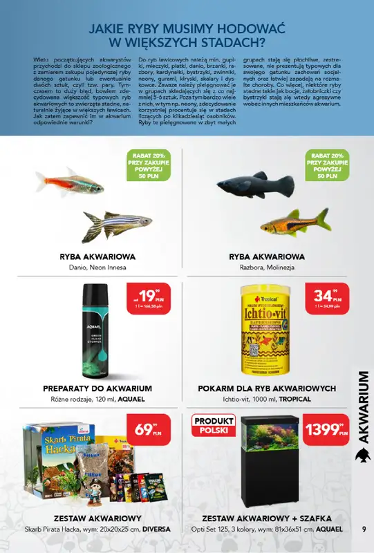 Aquael zoo - gazetka promocyjna Gazetka od poniedziałku 01.09 do wtorku 30.09 - strona 9