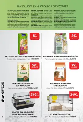 Aquael zoo - gazetka promocyjna Gazetka od poniedziałku 01.09 do wtorku 30.09 - strona 8