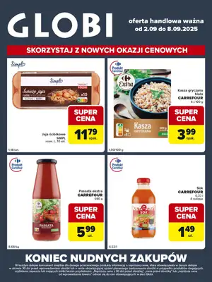 Globi - gazetka promocyjna Gazetka Globi od wtorku 02.09 do poniedziałku 08.09 - strona 2