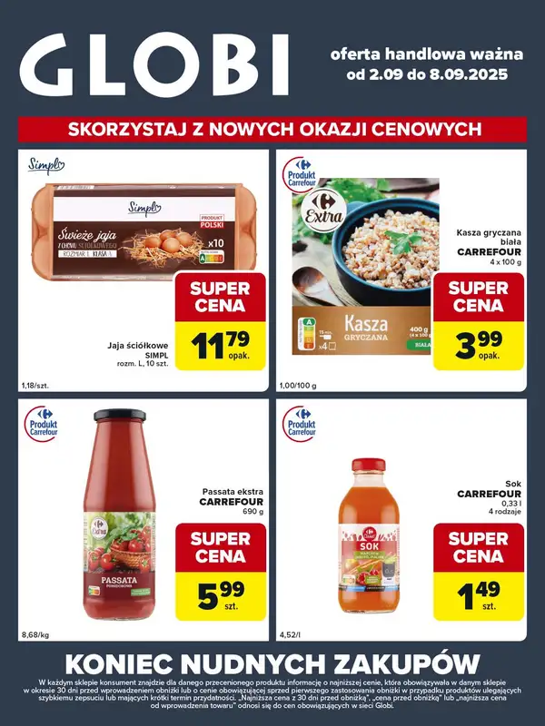 Globi - gazetka promocyjna Gazetka Globi od wtorku 02.09 do poniedziałku 08.09 - strona 2