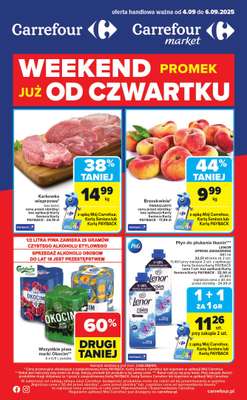 Carrefour Market - gazetka promocyjna Gazetka Weekend promek już od czwartku od czwartku 04.09 do soboty 06.09