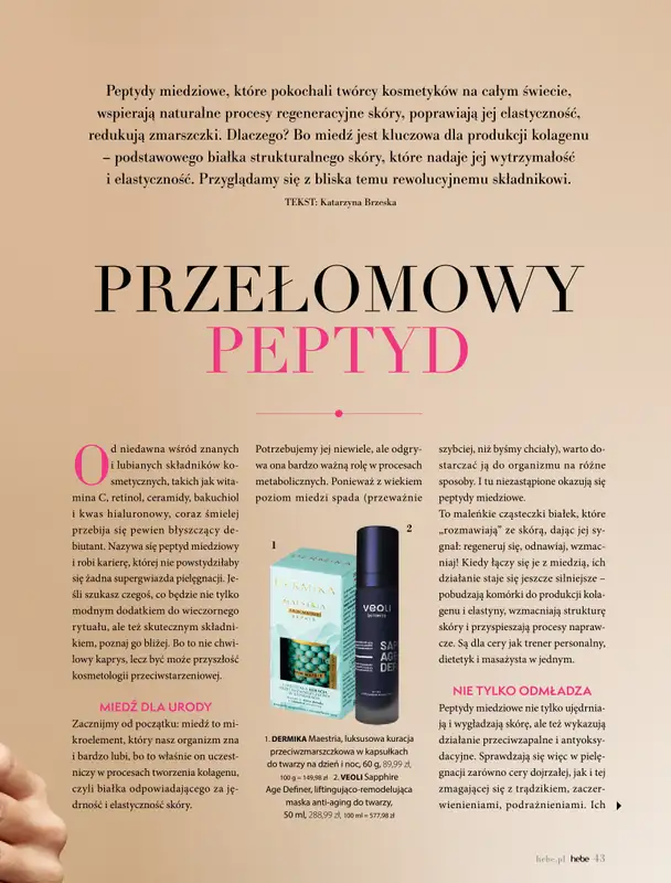 Hebe - gazetka promocyjna Magazyn Kolorami jesień się zaczyna od wtorku 02.09 do piątku 31.10 - strona 43