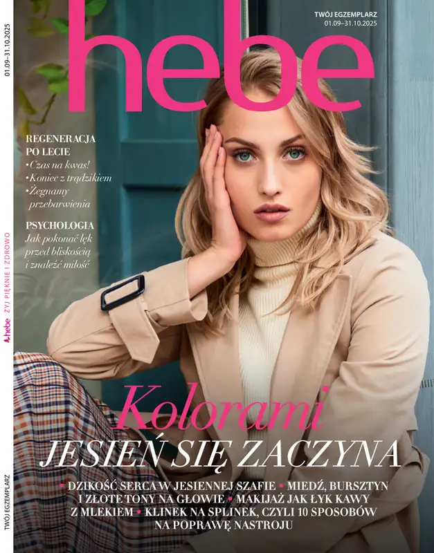 Hebe - gazetka promocyjna Magazyn Kolorami jesień się zaczyna  
