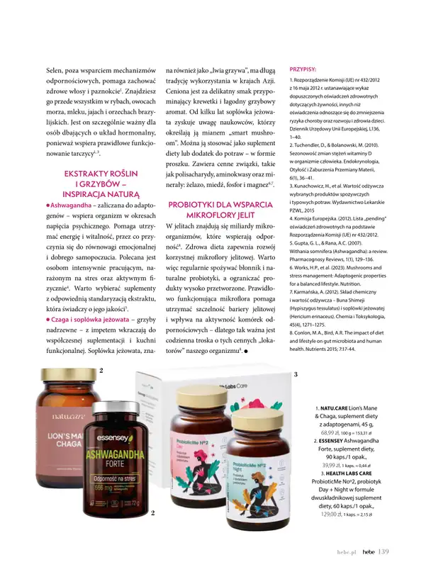 Hebe - gazetka promocyjna Magazyn Kolorami jesień się zaczyna od wtorku 02.09 do piątku 31.10 - strona 139